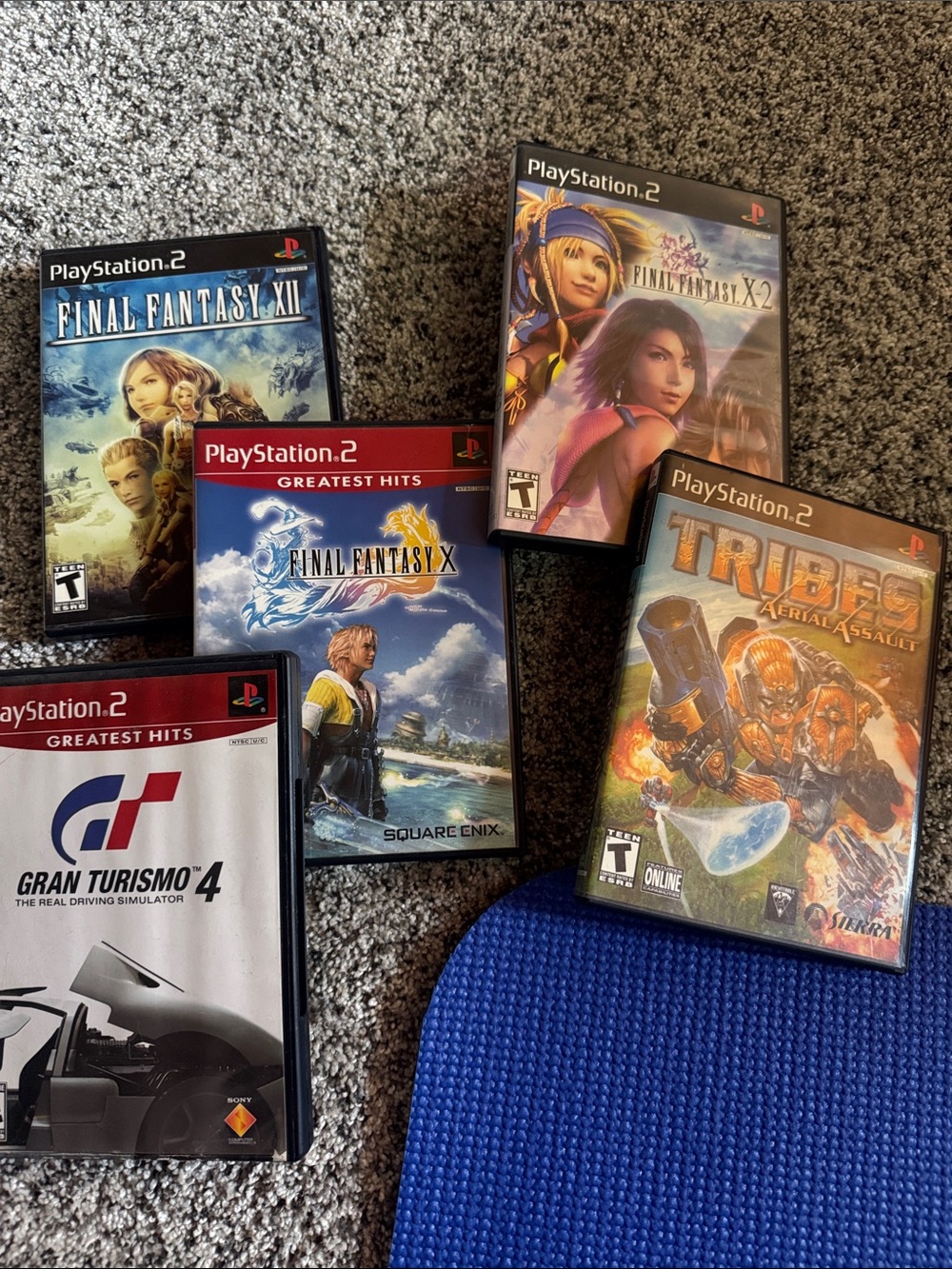 Sony PlayStation 2 Game Bundle (Games and Cases)